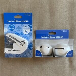 Tokyo Disney Baymax Stapler and Salt & Pepper Shaker